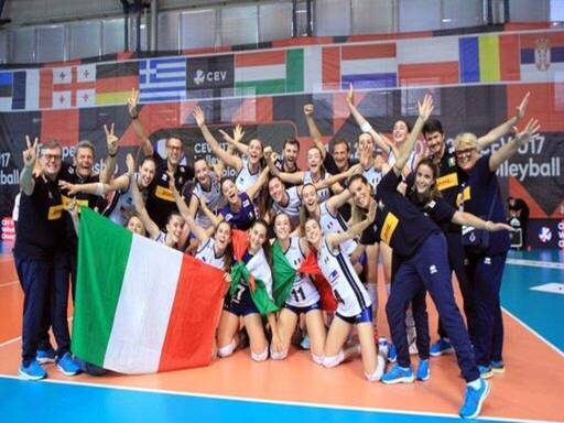Volley Femminile, L’Italia trionfa negli Europei Under 17